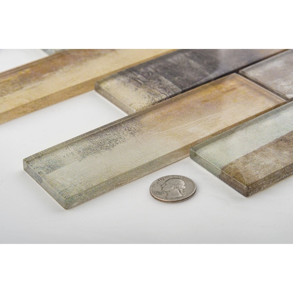 Andova Tiles ANDOVA TILES Migdal 2" x 6" Glass Brick Joint Mosaic Tile - ANDMIG228