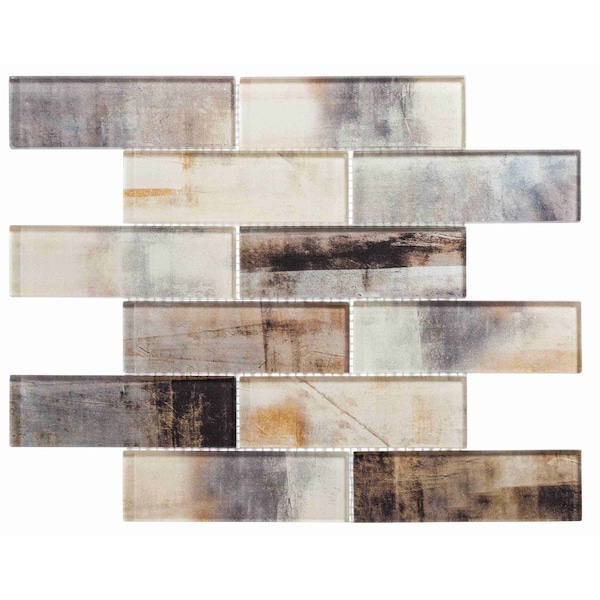 Andova Tiles ANDOVA TILES Migdal 2" x 6" Glass Brick Joint Mosaic Tile - ANDMIG228