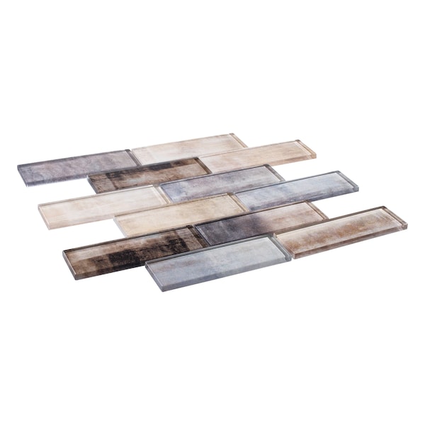Andova Tiles ANDOVA TILES Migdal 2" x 6" Glass Brick Joint Mosaic Tile - ANDMIG228