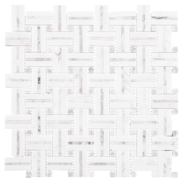 Andova Tiles ANDOVA TILES Fabrique 1" x 2" Natural Stone Marble Mosaic Wall & Floor Tile - ANDFAB237