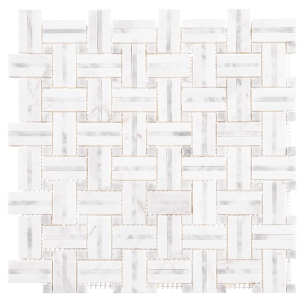 Andova Tiles ANDOVA TILES Fabrique 1" x 2" Natural Stone Marble Mosaic Wall & Floor Tile - ANDFAB237