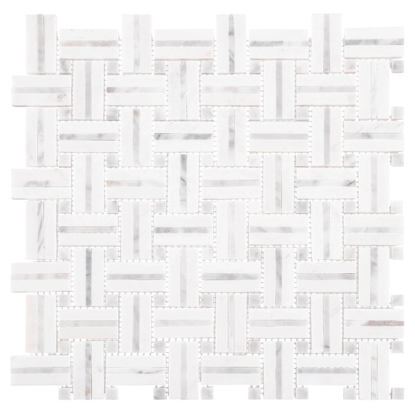 Andova Tiles ANDOVA TILES Fabrique 1" x 2" Natural Stone Marble Mosaic Wall & Floor Tile - ANDFAB237