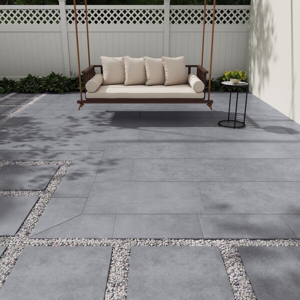 Msi Tru Blue Stone 24" x 48" Matte Porcelain Paver Tile, PK1 - ZOR-LSC-0207