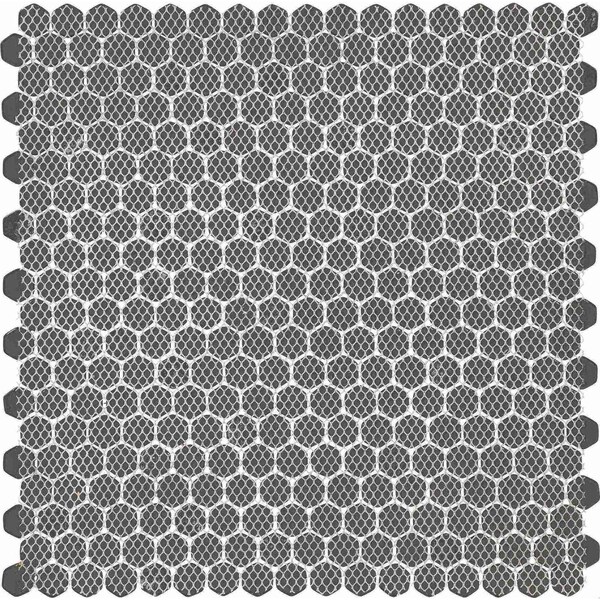 Daltile Starcastle 5/8'' Mini Hexagon Glass Wall and Floor Mosaic, 15PK - SC79MINIHEXMSMT
