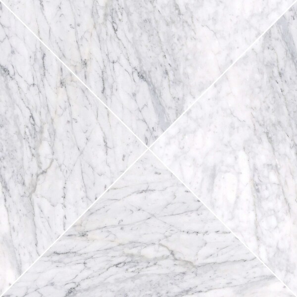 Msi Carrara White 18 In. X 18 In. Honed Marble Floor And Wall Tile, 6PK - ZOR-NS-0061