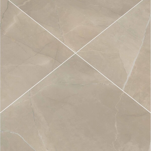 Msi Sande Cream SAMPLE Polished Porcelain Floor And Wall Tile - ZOR-PT-0479-SAM