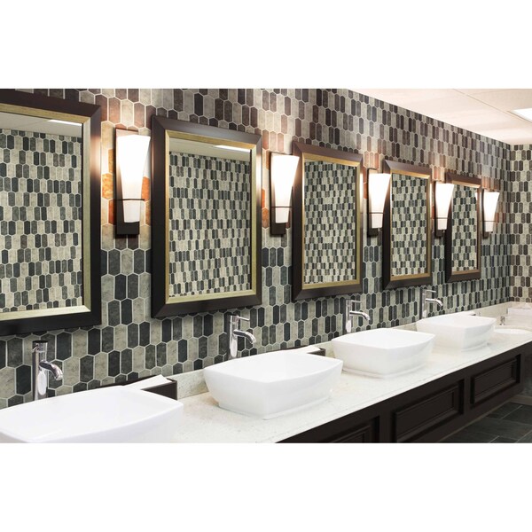 Msi Urban Tapestry Picket 9.5 In. X 14 In. X 6 Mm Textured Glass Mesh-Mounted Mosaic Tile, 15PK - ZOR-MD-0290