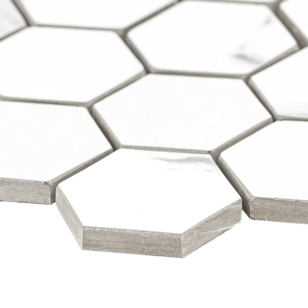 Msi Eden Statuary 12 In. X 12 In. Matte Porcelain Mesh-Mounted Mosaic Tile, 8PK - ZOR-PT-0418