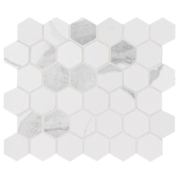 Msi Eden Statuary 12 In. X 12 In. Matte Porcelain Mesh-Mounted Mosaic Tile, 8PK - ZOR-PT-0418