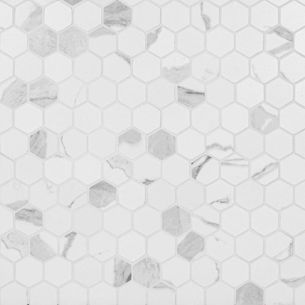 Msi Eden Statuary 12 In. X 12 In. Matte Porcelain Mesh-Mounted Mosaic Tile, 8PK - ZOR-PT-0418