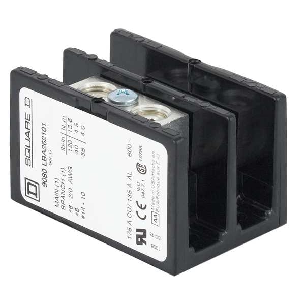 Bloque de Distribución de Energía Square D, 760A, 1P, 2AWG-500 MCM, 600V - 9080LBC165208