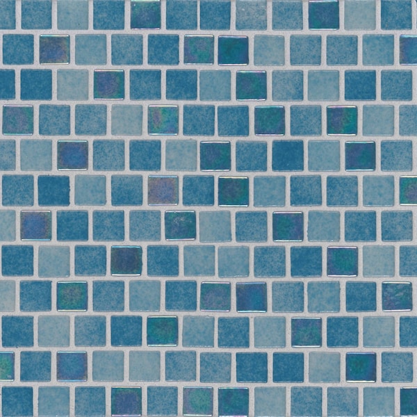 Msi Carribean Reef SAMPLE Glass Mesh-Mounted Mosaic Tile - ZOR-MD-0183-SAM
