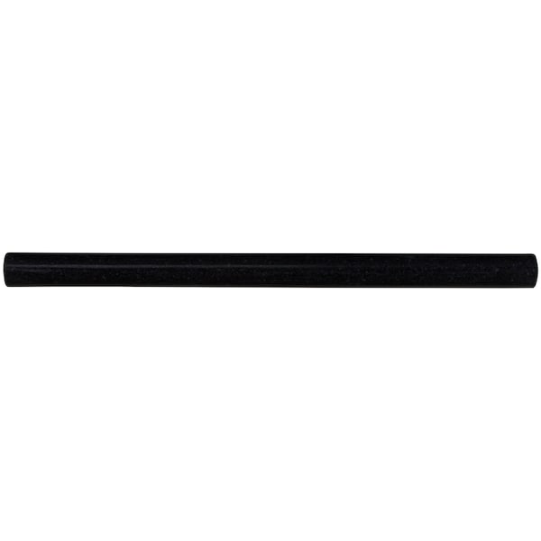 Msi Absolute Black Pencil Molding 3/4 In. X 12 In. Polished Granite Wall Tile, 20PK - ZOR-MD-T-0001