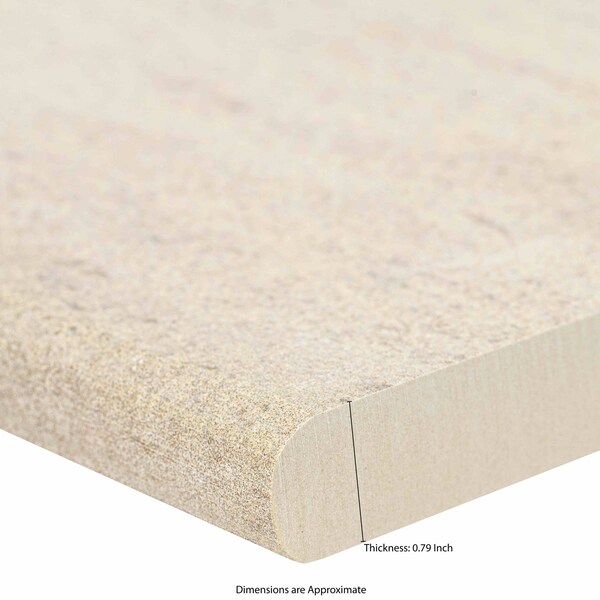 Msi Livingstyle Beige 13" x 24" Matte Porcelain Pool Coping - ZOR-LSC-0211