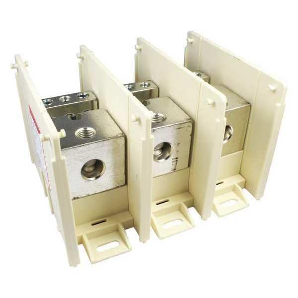 Bloque de distribución de energía Burndy, 14 a 2/0 AWG - BDBMCS1F3