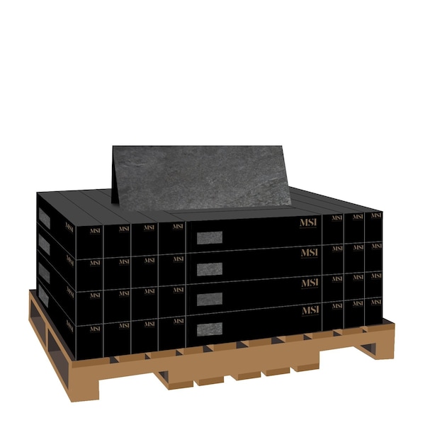 Msi Quarzo Gray 13 in.  X 24 in.  Glazed Porcelain Pool Coping, 2PK - ZOR-LSC-0080