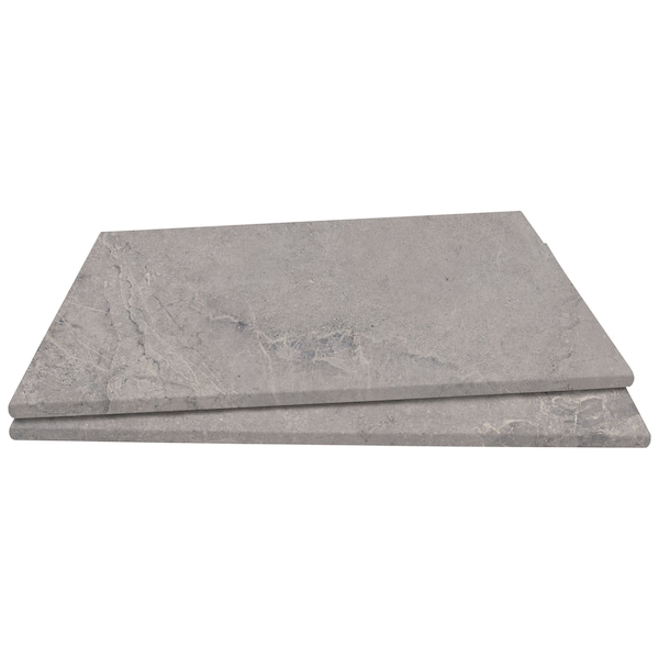 Msi Soreno Grigio 13 In X 24 In Matte Porcelain Eased Edged Pool Coping, 2PK - ZOR-LSC-0172