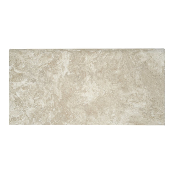 Msi Tuscany Scabas 12 in.  X 24 in.  Brushed Travertine Pool Coping - ZOR-LSC-0089