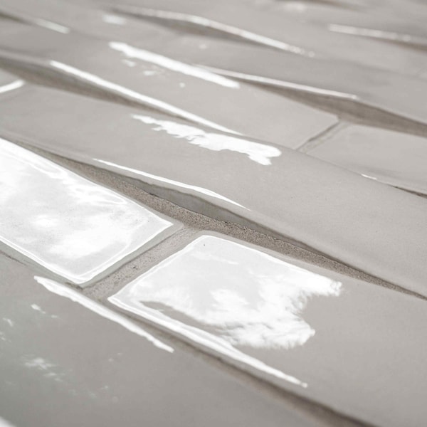 Msi Crescentia  Storm Gray 2 in. X 10 in.  Glossy Ceramic Wall Tile, 40PK - ZOR-PT-0804