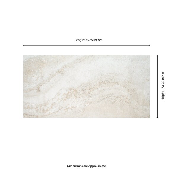 Msi Livingstyle Travertino 18 X 36 Matte Porcelain Paver Tile, 2PK - ZOR-PT-0736