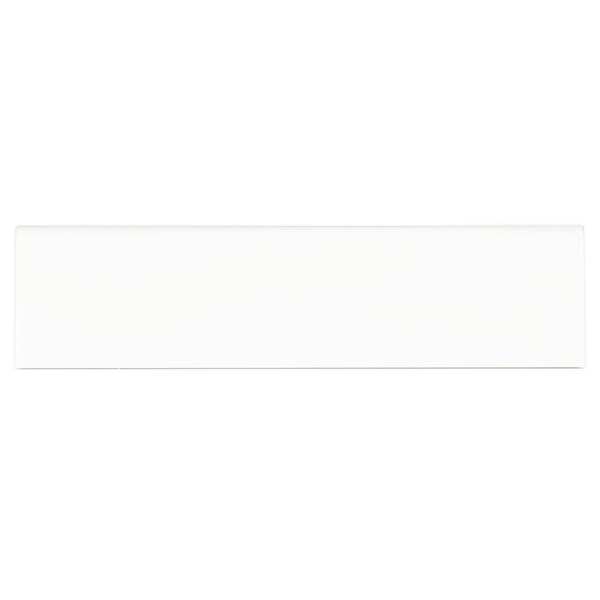 Msi Metro White Bullnose 4'' X 16'' Glossy Ceramic Wall Tile, 25PK - ZOR-PT-TR-0256