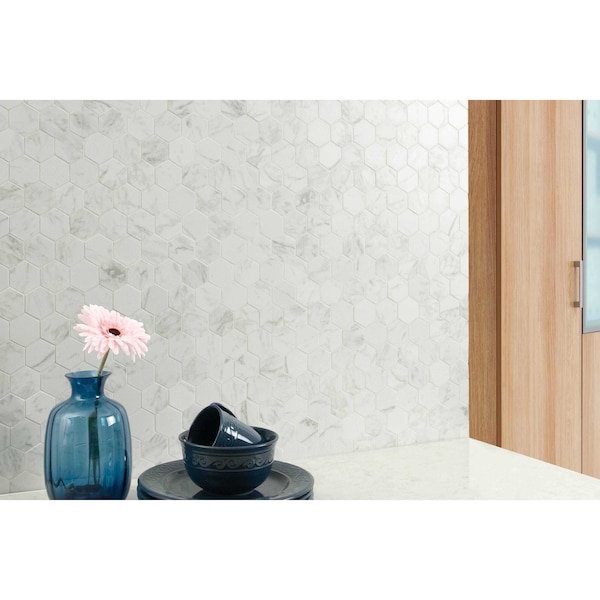 Msi Sande Cream 12 In. X 12In. Hexagon Matte Porcelain Tile, 8PK - ZOR-PT-0237