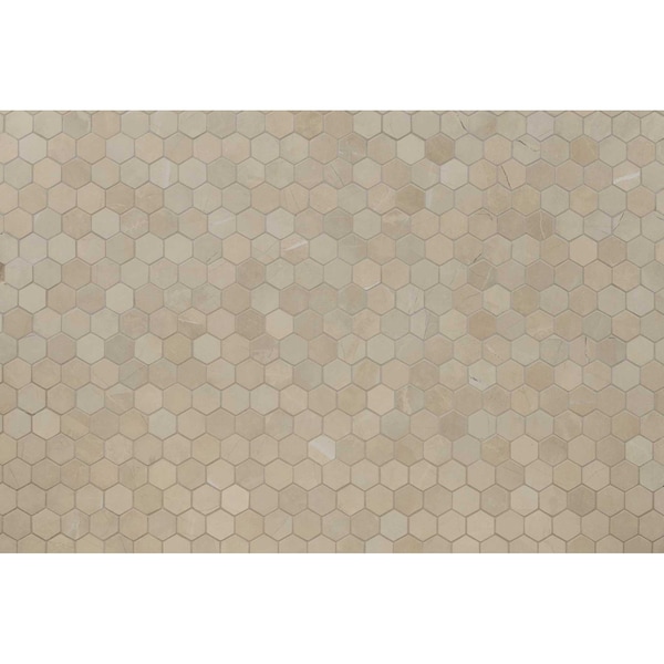 Msi Sande Cream 12 In. X 12In. Hexagon Matte Porcelain Tile, 8PK - ZOR-PT-0237