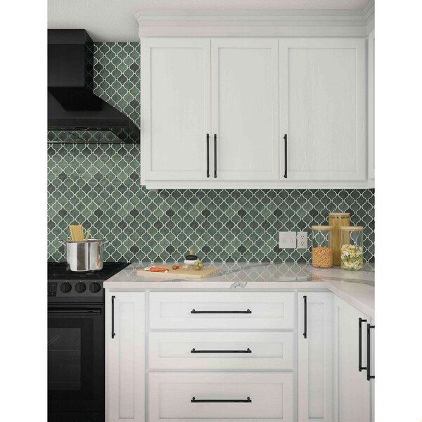 Daltile Mesmerist 3'' x 3'' Ceramic Arabesque Mosaic Tile, 10PK - MM3333ARABMS1P2