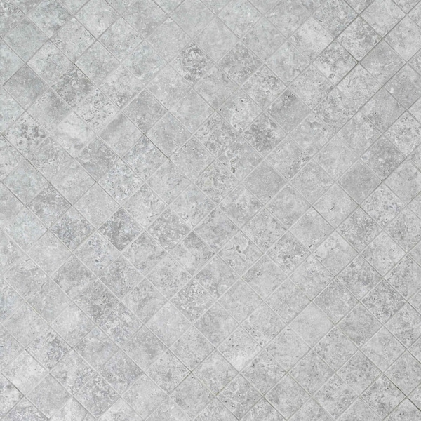 Msi Legions Lunar Silver 12 In. X 12 In. Porcelain Mosaic Floor And Wall Tile, 6PK - ZOR-PT-0455