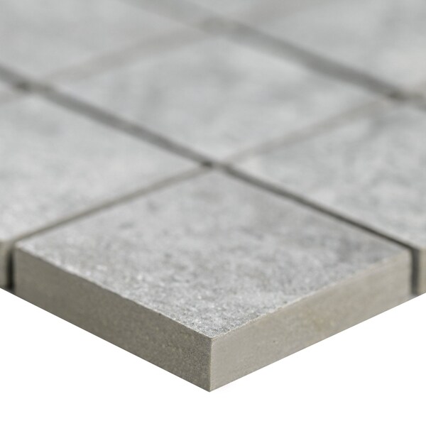Msi Legions Lunar Silver 12 In. X 12 In. Porcelain Mosaic Floor And Wall Tile, 6PK - ZOR-PT-0455