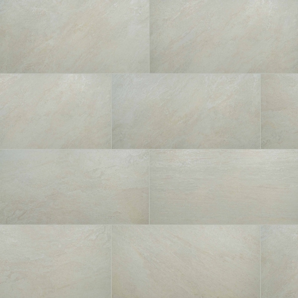 Msi Quartz White 24" X 48" Matte Porcelain Floor And Wall Tile, 2PK - ZOR-PT-0214