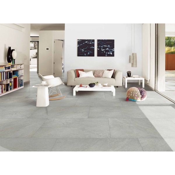 Msi Quartz White 24" X 48" Matte Porcelain Floor And Wall Tile, 2PK - ZOR-PT-0214
