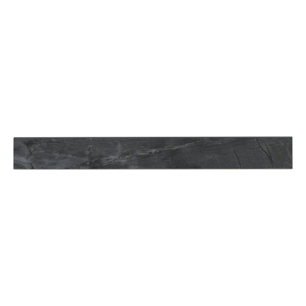 Msi Durban Anthracite 3in X 24in Polished Porcelain Bullnose Wall Tile, 12PK - ZOR-PT-TR-0264