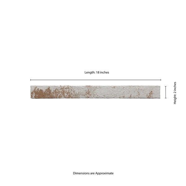 Msi Capella Rustique White Brick Sample Matte Porcelain Floor And Wall Tile - ZOR-PT-0775-SAM