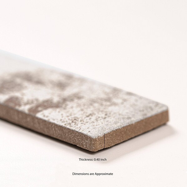 Msi Capella Rustique White Brick Sample Matte Porcelain Floor And Wall Tile - ZOR-PT-0775-SAM