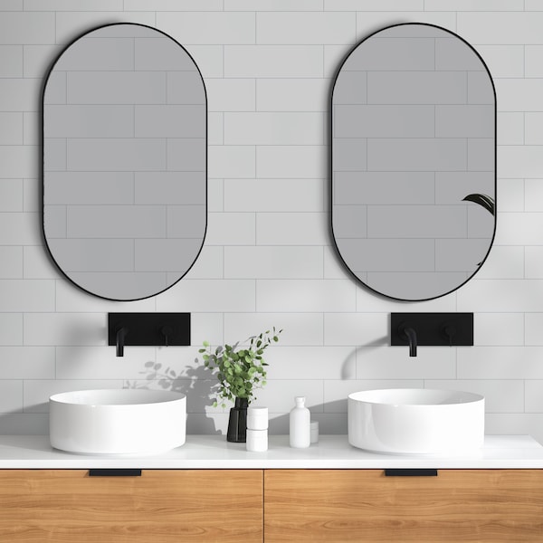 Msi Metro White 4in. x 16in. Glossy Ceramic Subway Wall tile, 25PK - ZOR-PT-0719