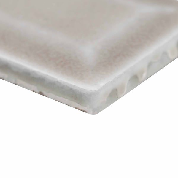 Msi Dove Gray Beveled 12 In. X 12 In. X 10 Mm Ceramic Mesh-Mounted Mosaic Wall Tile, 10PK - ZOR-MD-0165