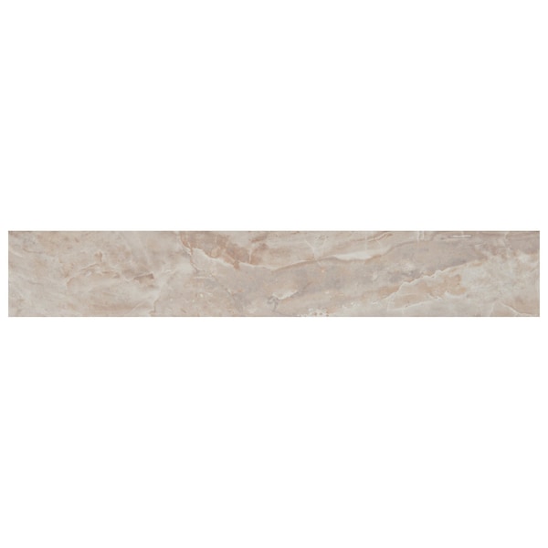 Msi Onyx Grigio 3 In X 18 In. Porcelain Bullnose Tile Trim In Gray, 30PK - ZOR-PT-TR-0138