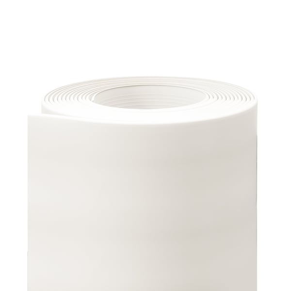 Mohawk Vinyl Cove Wall Base, Vinyl, White, 1440 in L, 4 in W - CVW03-717