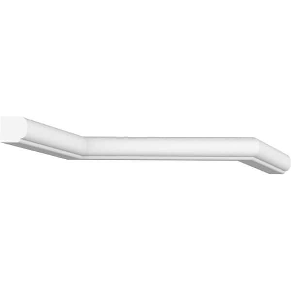 Ekena Millwork 1 3/8"H x 1"P x 96"L Decorative Trim Moulding, PVC - MLD02X01X96DTSWPV