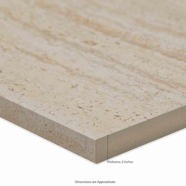 Msi Cordova Avorio 13" X 24" Matte Porcelain Eased Edged Pool Coping Eased Edge - ZOR-LSC-0209