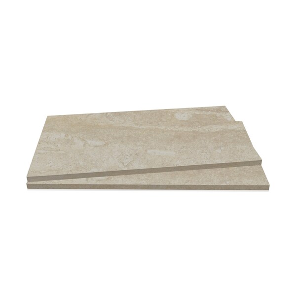 Msi Cordova Avorio 13" X 24" Matte Porcelain Eased Edged Pool Coping Eased Edge - ZOR-LSC-0209