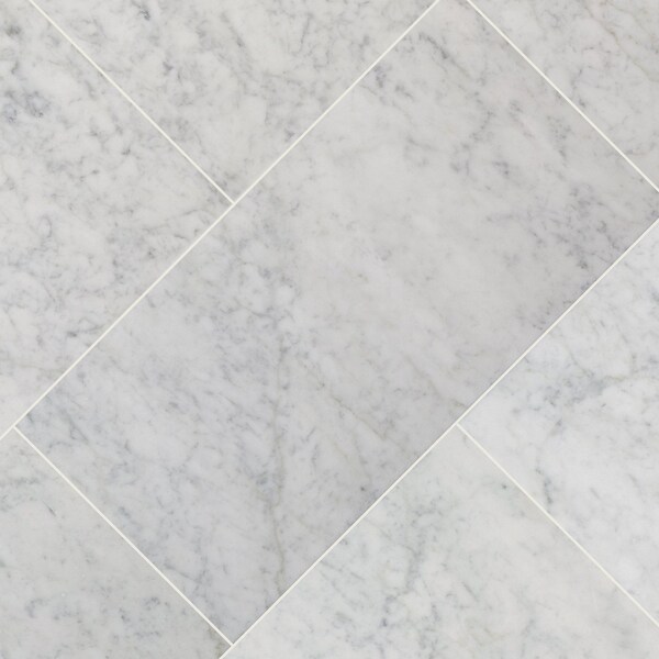 Msi Carrara White 12" X 24" Polished Marble Floor And Wall Tile, 6PK - ZOR-NS-0058