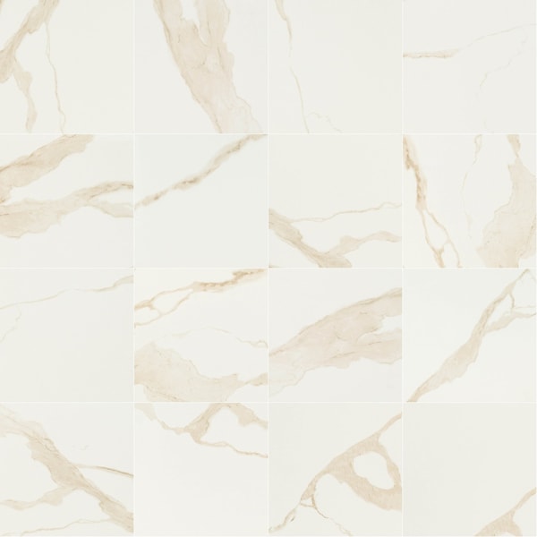 Msi Eden Calacatta 32 x 32 Matte Porcelain Floor and Wall Tile, 3PK - ZOR-PT-0712