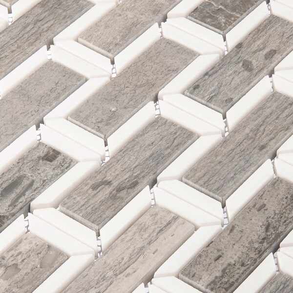 Andova Tiles ANDOVA TILES Turret Natural Stone Mosaic Pattern Wall Tile - ANDTUR210