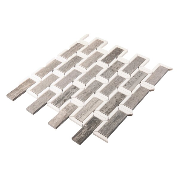 Andova Tiles ANDOVA TILES Turret Natural Stone Mosaic Pattern Wall Tile - ANDTUR210