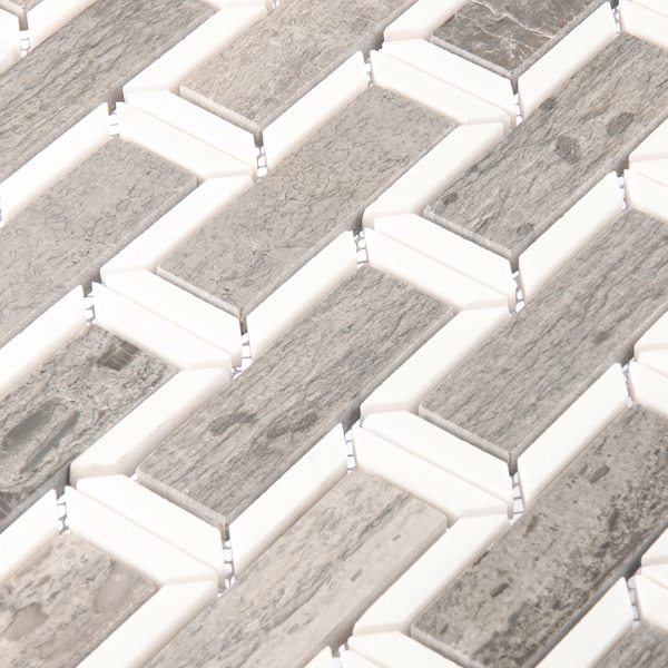 Andova Tiles ANDOVA TILES Turret Natural Stone Mosaic Pattern Wall Tile - ANDTUR210