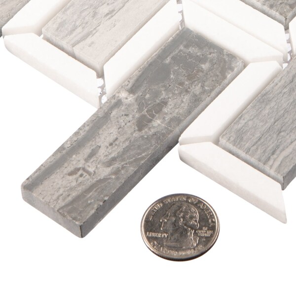 Andova Tiles ANDOVA TILES Turret Natural Stone Mosaic Pattern Wall Tile - ANDTUR210