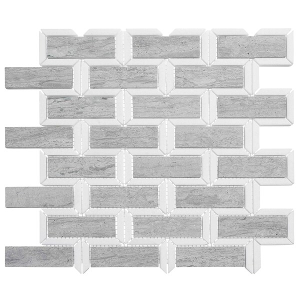 Andova Tiles ANDOVA TILES Turret Natural Stone Mosaic Pattern Wall Tile - ANDTUR210