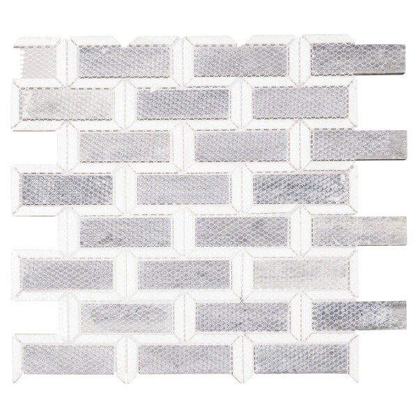 Andova Tiles ANDOVA TILES Turret Natural Stone Mosaic Pattern Wall Tile - ANDTUR210